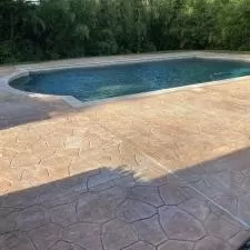 Stamped Concrete Patio Cleaning and Sealing on Saranac Dr in Richmond Heights, Mo 63117